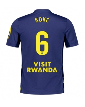 Billige Fotballdrakt Atletico Madrid Koke #6 Replika Bortedrakt 2025-26 Kortermet